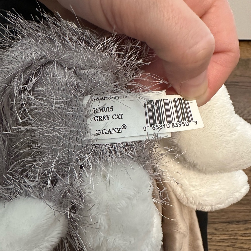 GANZ Webkinz Grey Cat - Picture 2 of 3